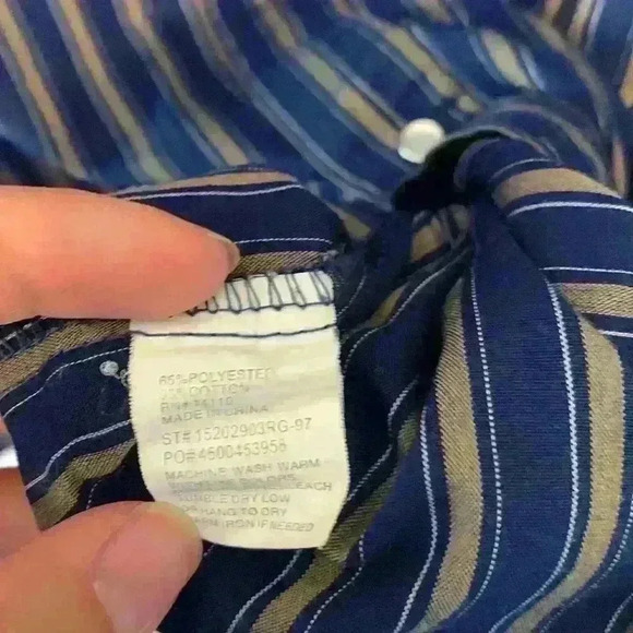 Vintage Pearl Snap Ely Cattleman sz XL western cowboy rodeo cowgirl 90s stripe - Picture 6 of 7